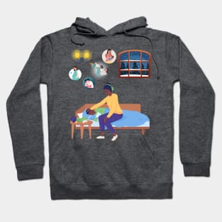 Mom Caring for Sick Kid Hoodie